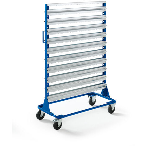 FRANKEL kaiserkraft, Rayonnage mobile hauteur 1588 mm, (1/5)