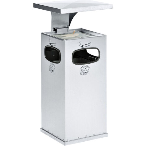 VAR, Collecteur de déchets avec cendrier, capacité 38 l, l x h (1/2)