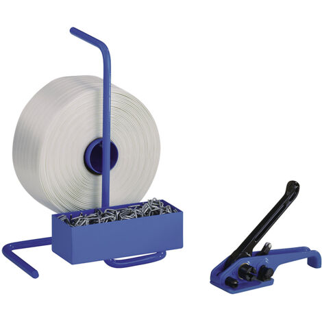 ratioform, Kit de cerclage, feuillard en PETP collé, tendeur,