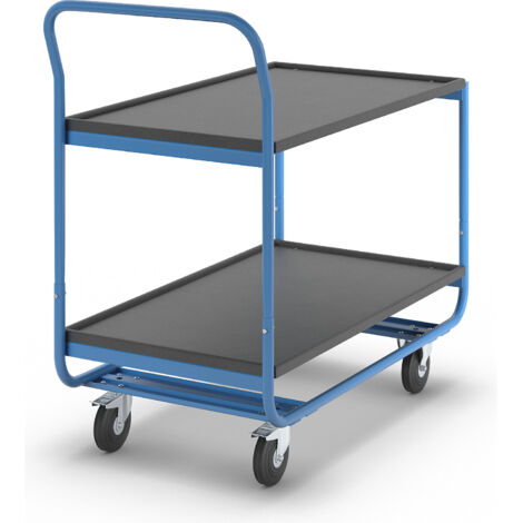 eurokraft pro, Chariot à plateaux, force 150 kg, 2 plateaux à (1/5)