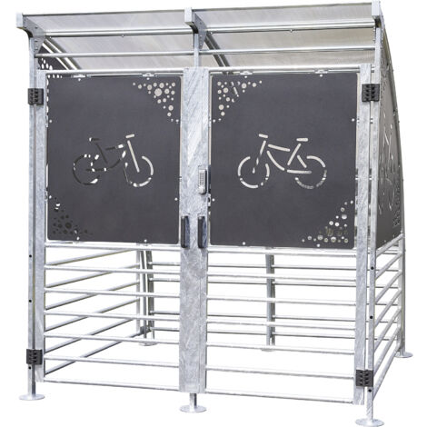 Mottez, Abri pour vélos verrouillable, pour 6 vélos, h x l (1/5)