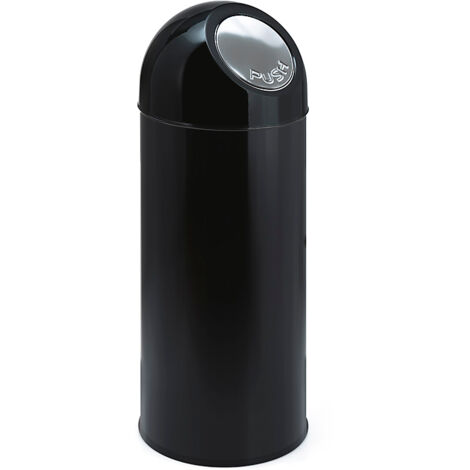 FRANKEL kaiserkraft, Poubelle à poussoir, acier, capacité 55 l