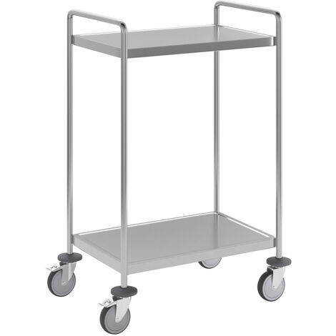 Kongamek, Chariot à tablettes en inox, soudé, L x l x h 650 x