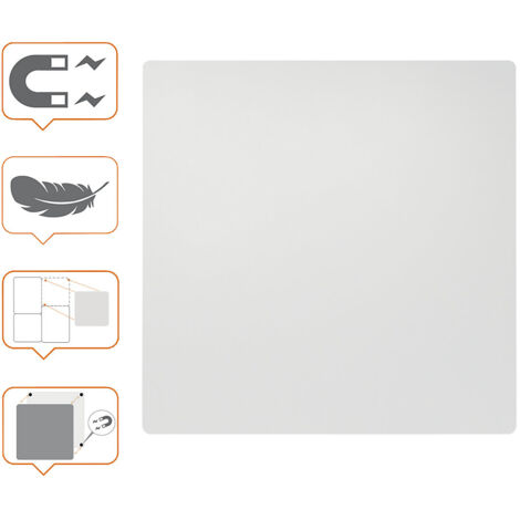 nobo, Tableau blanc, modulaire/sans cadre, acier laqué, blanc (1/5)