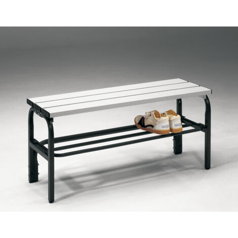 Sypro, Banc de vestiaire avec lattes en aluminium, h x p 450 x (1/5)