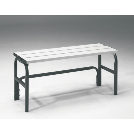 Sypro, Banc de vestiaire avec lattes en aluminium, h x p 450 x (1/5)