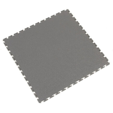Dalles de sol en PVC Tough-Lock – Lot de 8 – Surface structurée antidérapante – Dimensions 500x500mm – Épaisseur 7mm pour intérieur