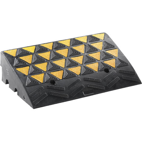 Rampe d'accès pour caniveau - l x p x h 600 x 300 x 100 mm - réfléchissant (1/2)