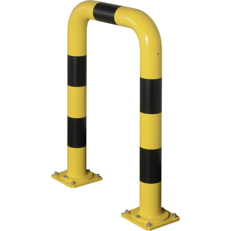 Arceaux de protection démontable : démontable pour permettre l'accès rapide aux machines afin d'en faciliter leur entretien, armoires électriques, portes, rayonnages, etc. Mottez B367CL600 (1/2)