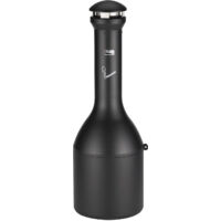 Rubbermaid, Cendrier sur pied en acier galvanisé, capacité 15,5