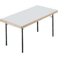 FRANKEL kaiserkraft, Tables pliantes, 4 pieds, 1500 x 800 mm,