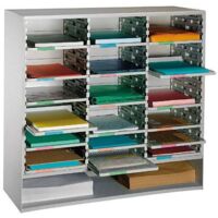 PAPERFLOW, Poste de tri postal, avec grand compartiment, 18