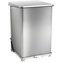 FRANKEL kaiserkraft, Poubelle industrielle à pédale, inox,