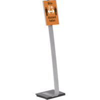 DURABLE, Panneau sur pied avec tableau d'affichage, en