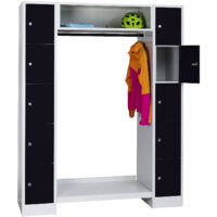 Wolf, Vestiaire multicases modulaire Dresden, 2 compartiments,