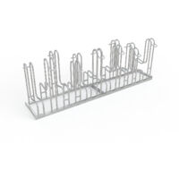 WSM, Support cycles vertical, double face, 12 emplacements,