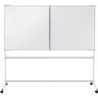 eurokraft pro, Tableau pliable mobile, tôle d'acier émaillée,