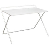 Table pliante Leni Réglable en hauteur HxLxP 650-770 x 1000 x 600 mm Blanc Novigami
