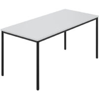 FRANKEL kaiserkraft, Table rectangulaire, tube rond plastifié,
