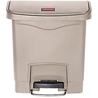 Rubbermaid, Poubelle à pédale SLIM JIM®, en polyéthylène, 15 l