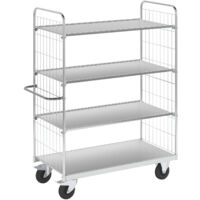 Kongamek, Chariot à tablettes polyvalent, avec 4 tablettes,