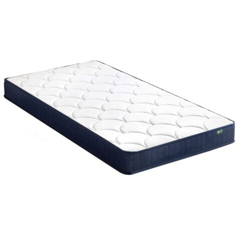 Matelas 90x190 cm, Matelas à Ressorts Ensachés avec Mousse Confort, Matelas Orthopédique avec soutien Ergonomique, Épaisseur 15cm
