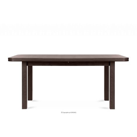 KONSIMO Esstisch Esszimmertisch Küchentisch ausziehbar "COSPE", Braun, Furnier, Modern, 140-180x76,5x80 cm (1/5)