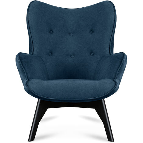 KONSIMO GLORI Einzelsessel, Marineblau