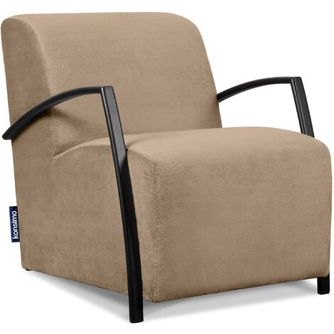 KONSIMO CARO Moderner Sessel für das Wohnzimmer, beige (1/5)