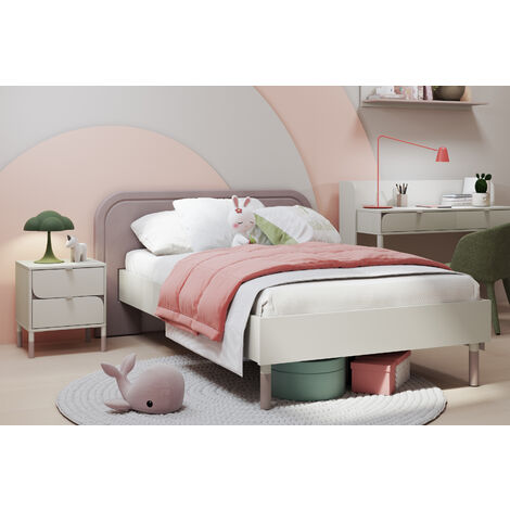 KONSIMO CATTA Nachttisch, Creme