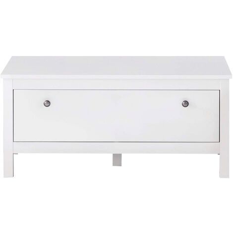 KONSIMO FARGE Schuhschrank mit Türen, weiß (1/2)