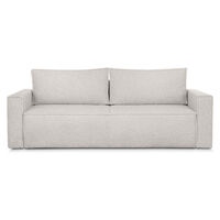 KONSIMO NAPI II Sofa 3 Sitzer, mit Schlaffunktion, Modern, weiß