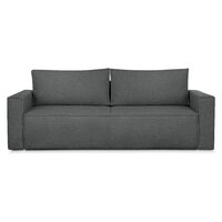 KONSIMO NAPI II Sofa 3 Sitzer, mit Schlaffunktion, Modern, grau