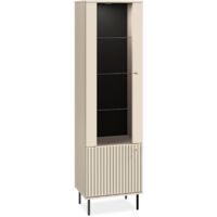 KONSIMO DROMA Vitrinenschrank, creme