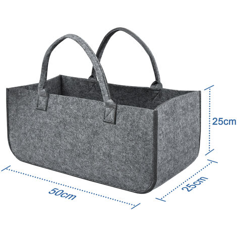 2 Bolsas De Fieltro Para La Compra Grandes, Plegables De
