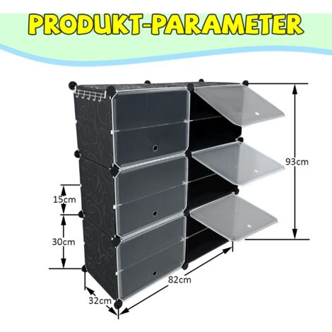 Etagere - Estantería de madera con 2 puertas y 3 cajones, estante de  almacenamiento multicapa para almacenamiento en casa y oficina (color : 6  capas)