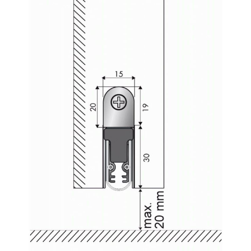 PLINTHE PORT O MAT 3 EN 73CM - ELLEN - 1906001