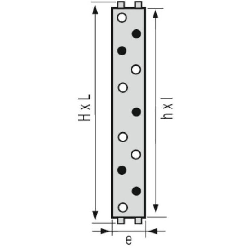 Grille de ventilation extérieure à combinaison à sceller type M114 - Le  Temps des Travaux