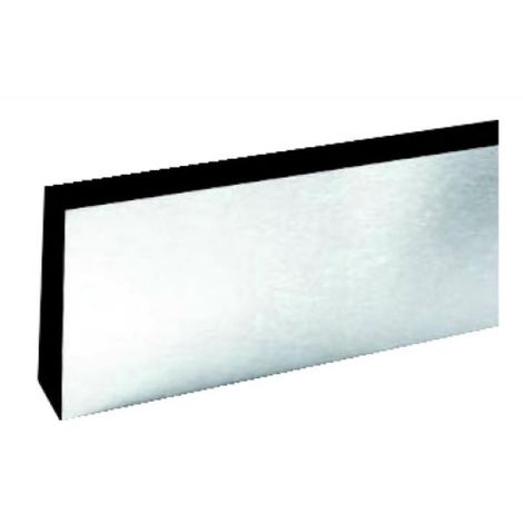 Plinthes de protection de porte épaisseur 0,8 mm en inox poli F17 - 720 x 150 mm