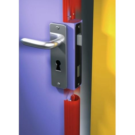 PROFILE D'ISOLATION ALUMINIUM POUR PORTE EN VERRE GDP ELLEN FRANCE  CALFEUTRAGE