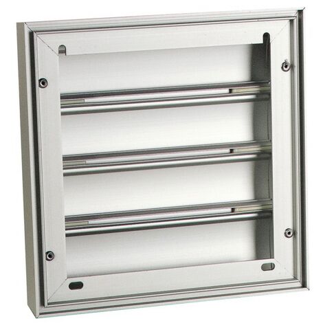 Grille de hotte 210x210mm aluminium gris RAL9006 - RENSON - 10114