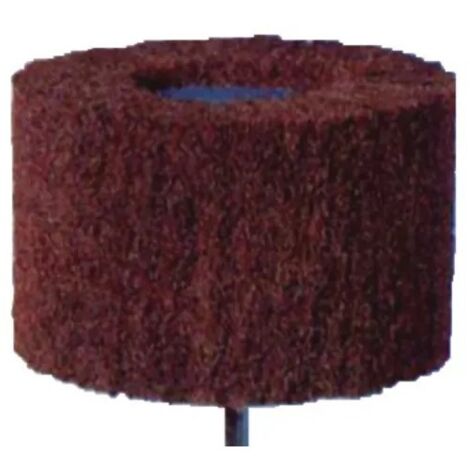 15 Roues à Lamelles Abrasives Montées Sur Tige - Grain 80, Diamètre 20 Mm | Pour Meulage, ébavurage, Finition | Utilisation Sur Perceuse Ou Outil Pneumatique