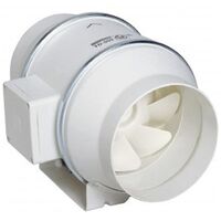 Ventilateur de conduit ultrasilencieux 150180 m3h 3 vitesses D 160 mm - Blanc