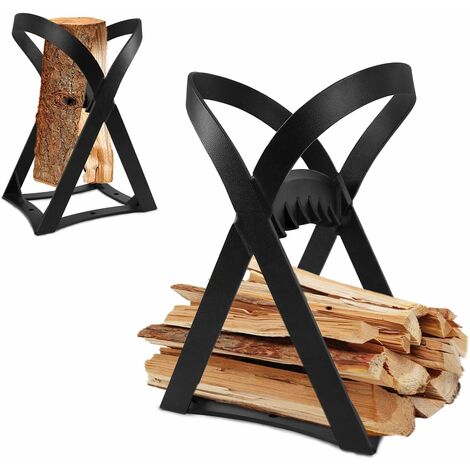 Fendeuse de bois de chauffage manuelle, fendeuse de bûches Portable,  fendeuse de bois robuste pour cheminée, Barbecue, camping pour couper des  bûches
