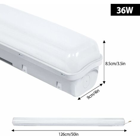 Lampe LED étanche IP65 Pour Salle De Bain - 60/120/150 Cm - Éclairage Moderne