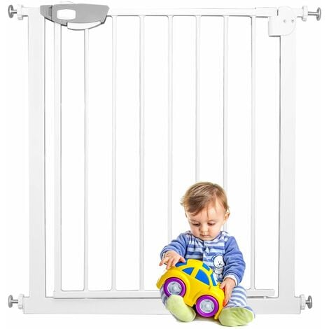 YARDIN Barrière de sécurité pour escalier sans perçage, barrière de porte  pour bébé, barrière de sécurité