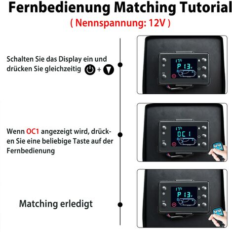 Chauffage auxiliaire avec bouton LCD, chauffages électriques, 12V