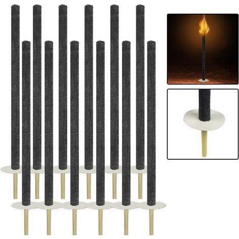 Hussala Diamond Wax Torches Burning Time: 45 Min [10 Pieces