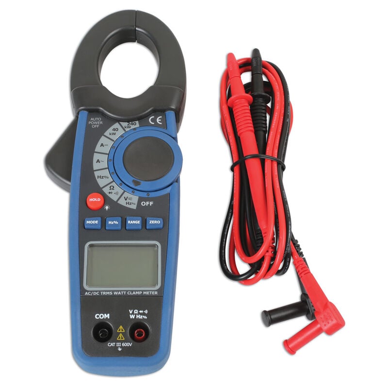 Laser Tools AC/DC Digital Clamp Meter CAT III 1000A 6552