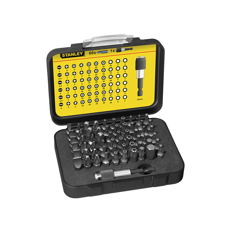 STANLEY® Bit Set & Holder, 61 Piece STA113902